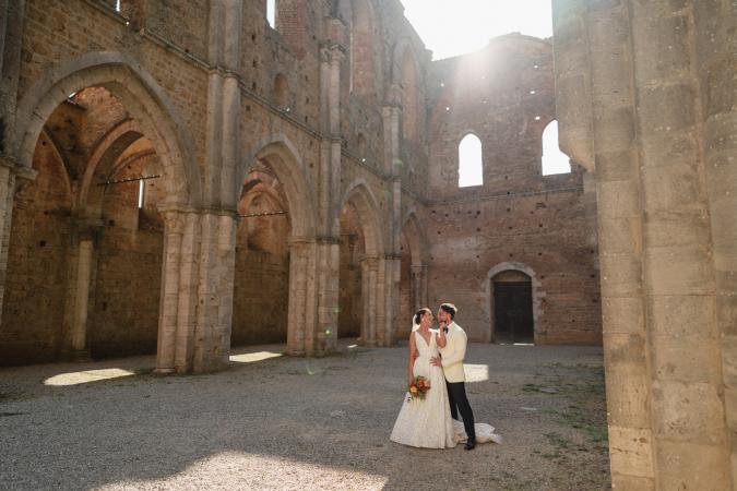 foto  Wedding in San Galgano Abbey