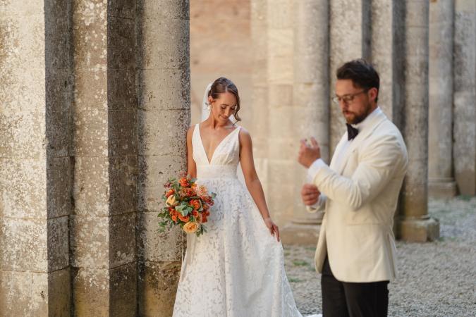 foto  Wedding in San Galgano Abbey