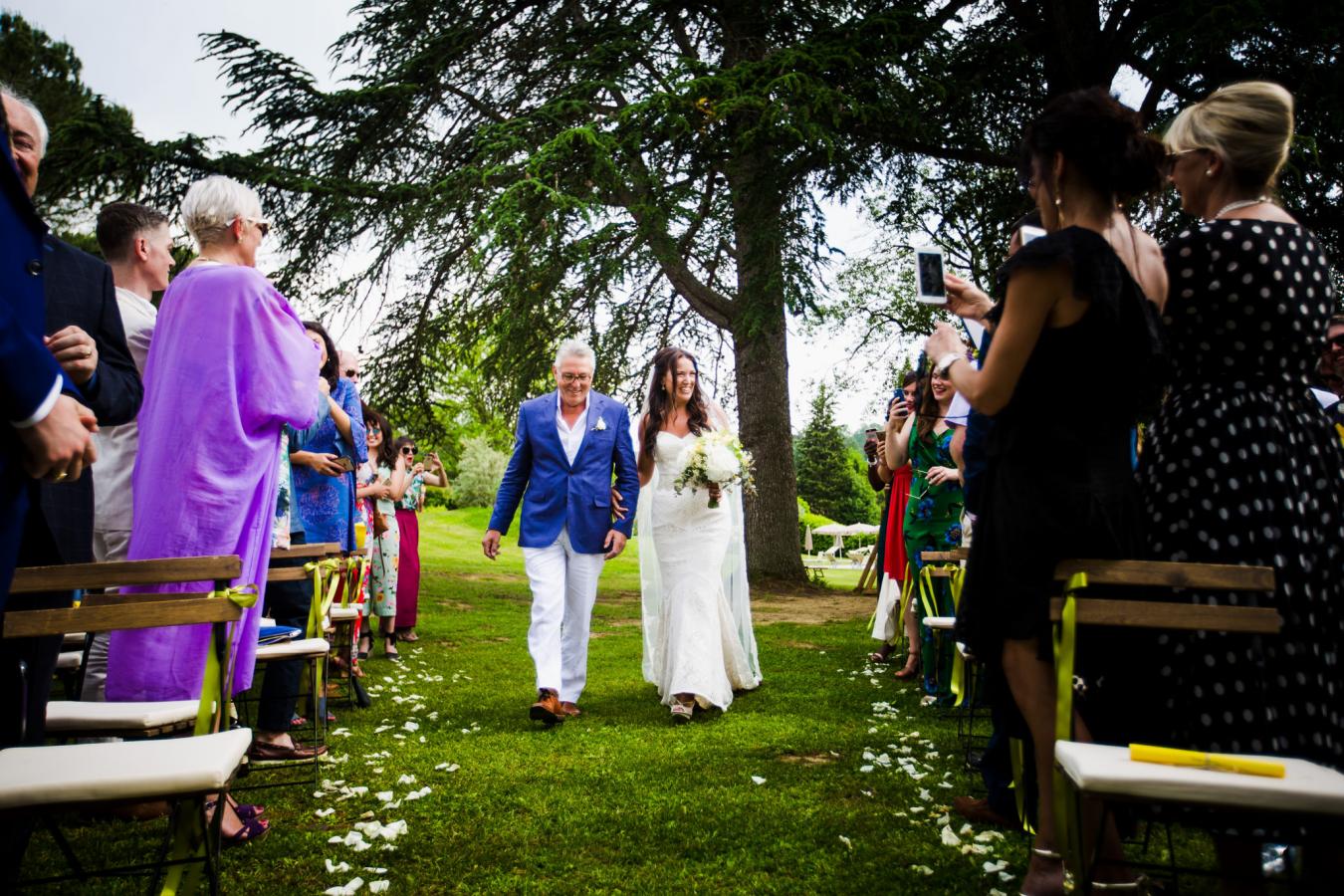 foto  Ceremony out of scheme in Montaione