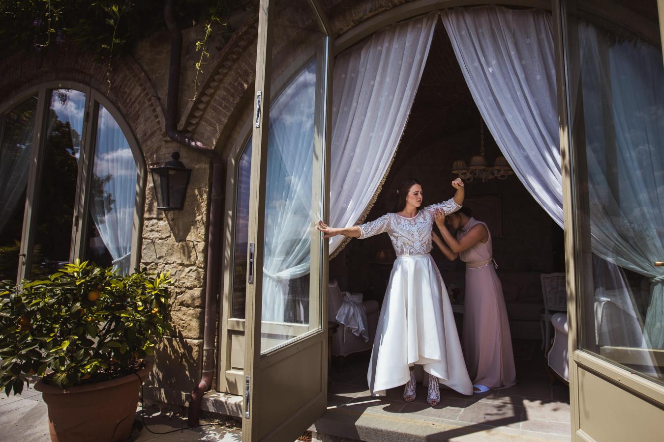 foto  Benjamin and Louise in Villa Le Fontanelle Florence