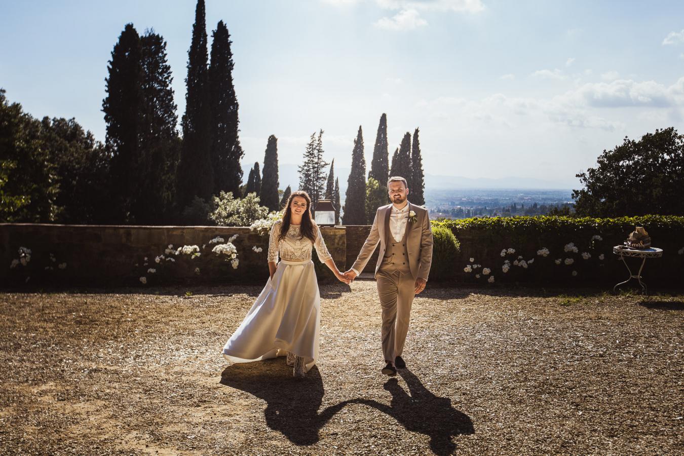 foto  Benjamin and Louise in Villa Le Fontanelle Florence