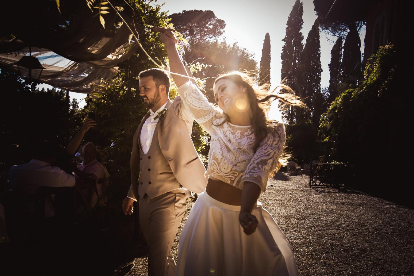 foto  Benjamin and Louise in Villa Le Fontanelle Florence