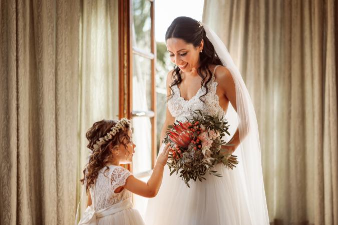 
	bride and child
