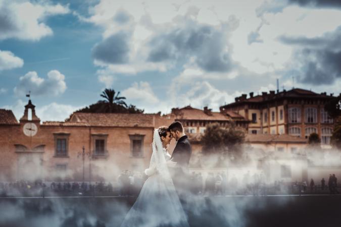 
	wedding picture in Pisa

