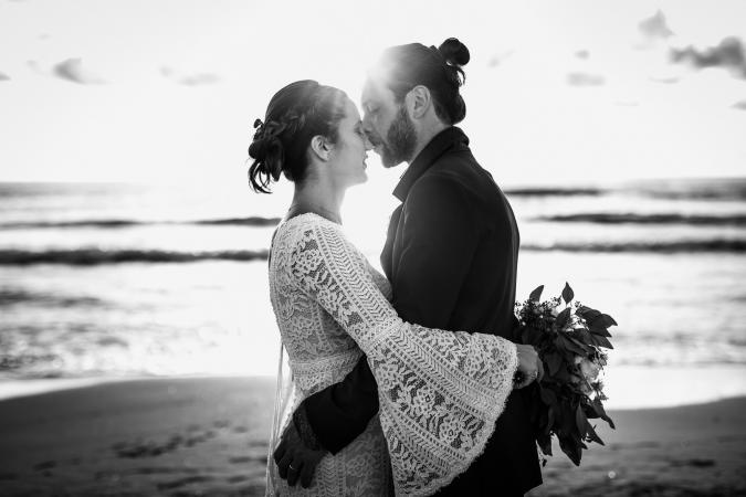 
	beach wedding in Viareggio
