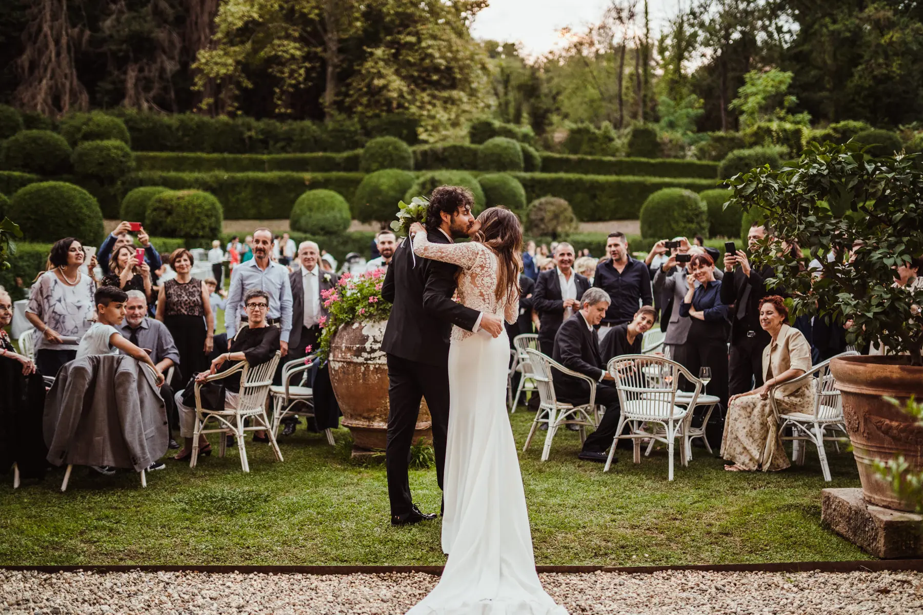Wedding in Villa Bernardini in Lucca Tuscany - Picture n. 45