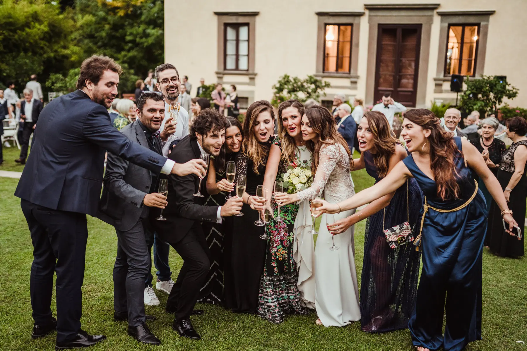Wedding in Villa Bernardini in Lucca Tuscany - Picture n. 49