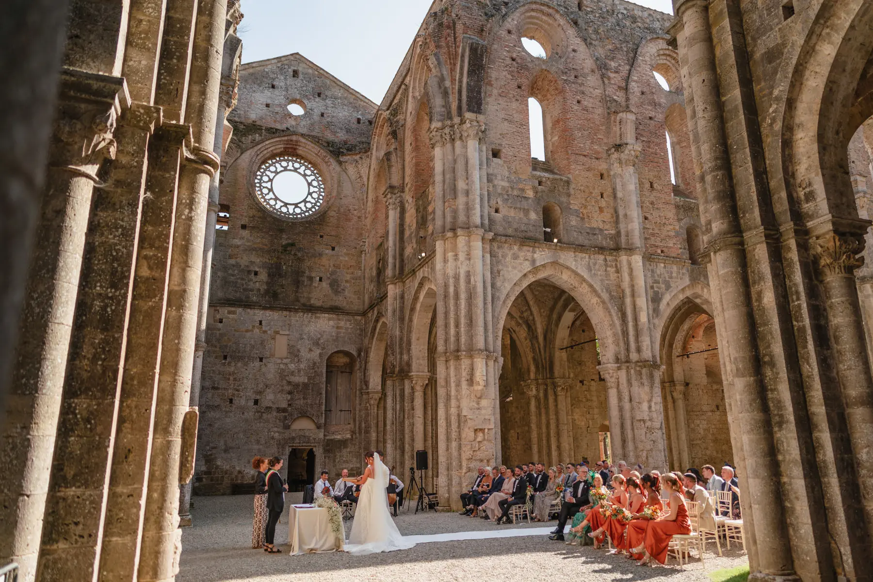 terracotta bridesmaid dresses