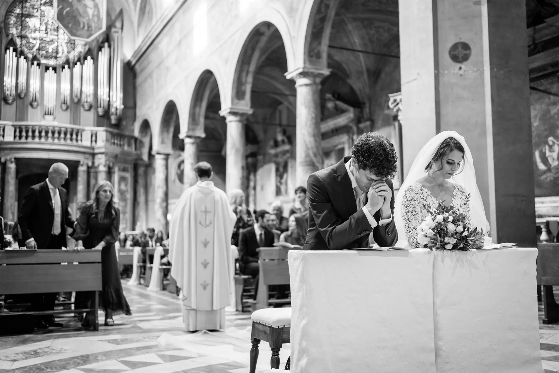 elegant wedding ceremony Italy