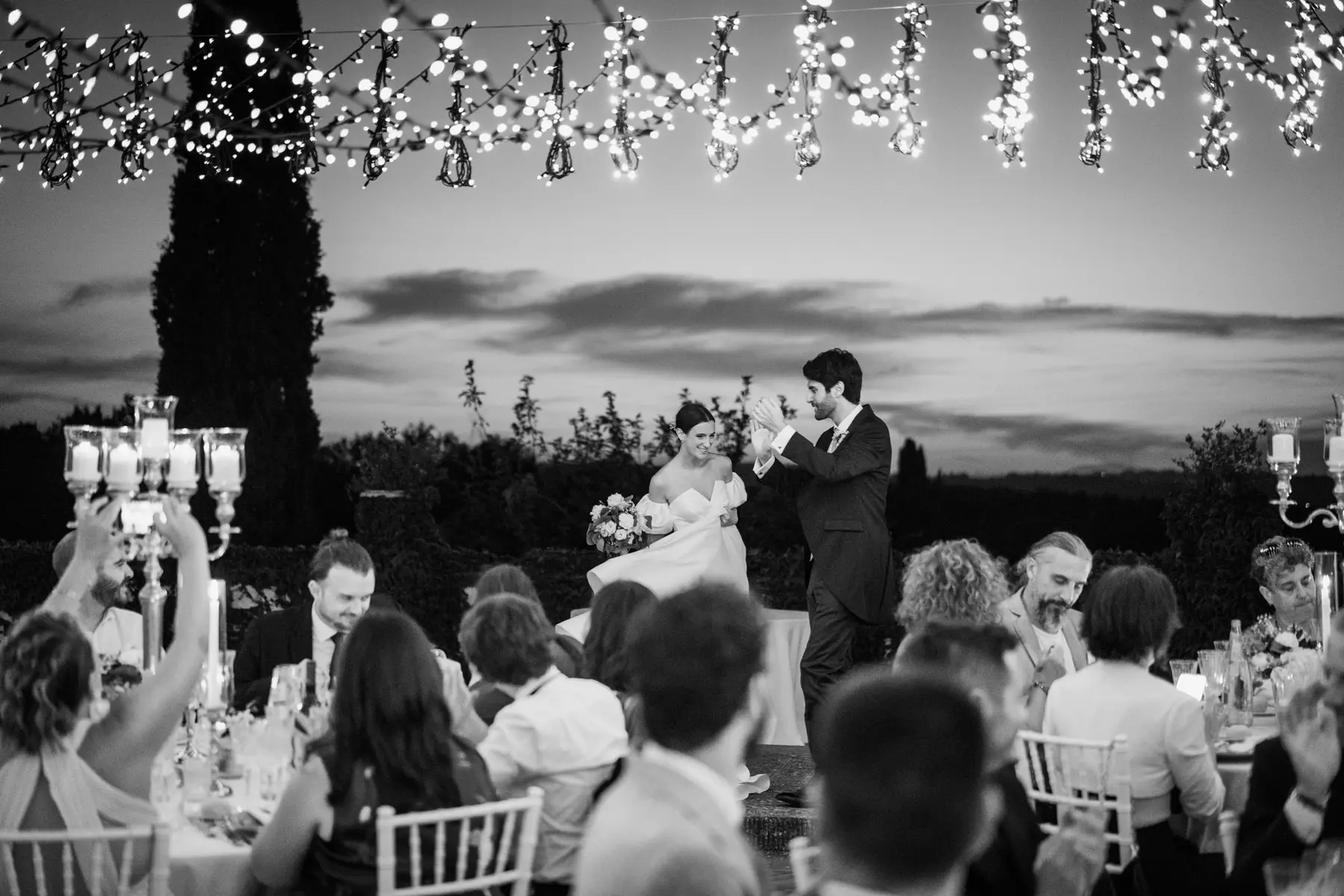 Tuscan countryside wedding