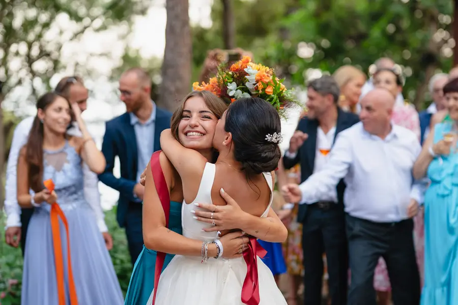 Mediterranean sea view wedding
