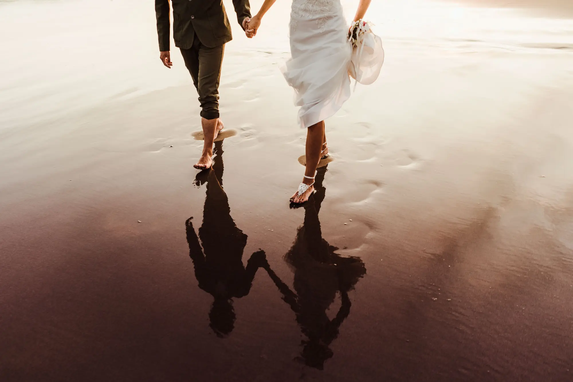 wedding by the sea