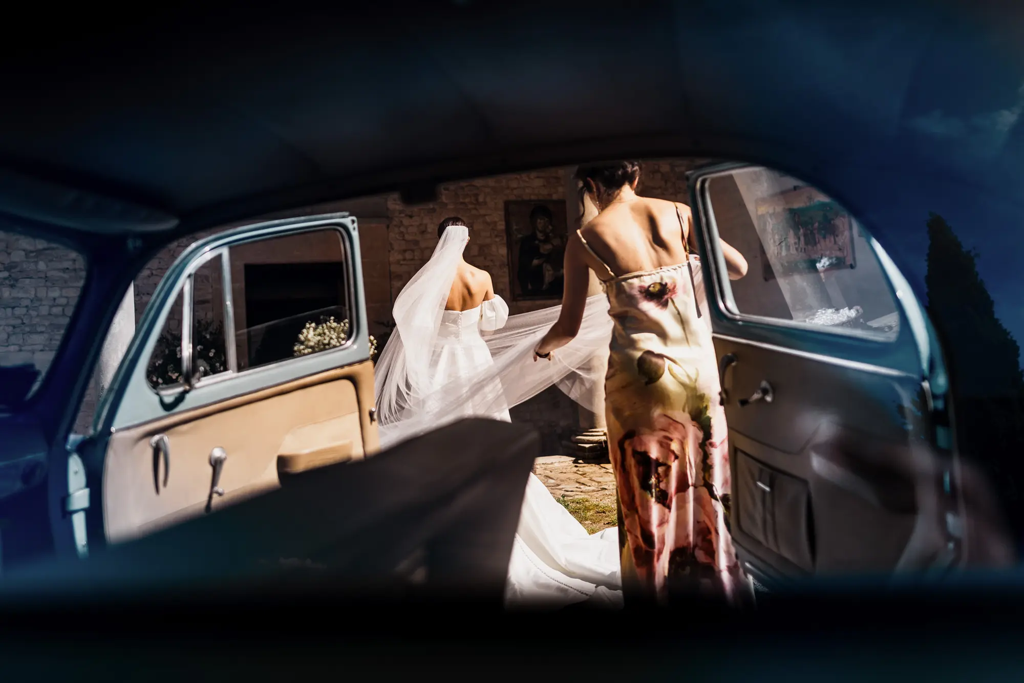 bride arrival in Villa Mocale��- NDPHOTO